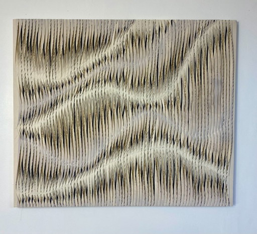 Tavolo scultura arte tessile Ref : Écume