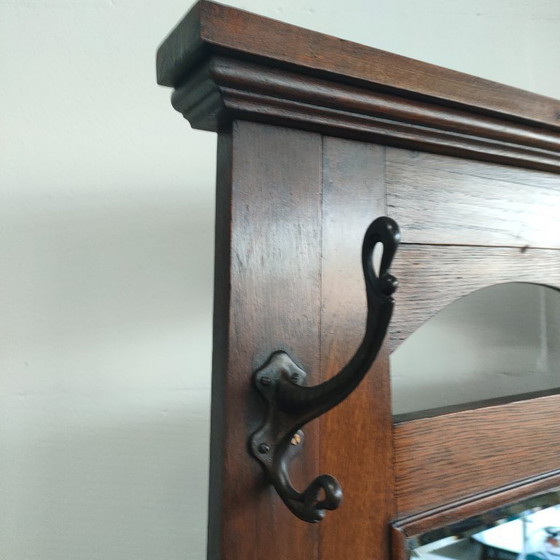 Image 1 of Antico appendiabiti da sala Arts & Crafts (1908)