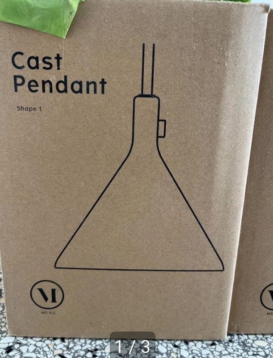 Image 1 of 3x Menu Cast 1 Pendant Lamp New