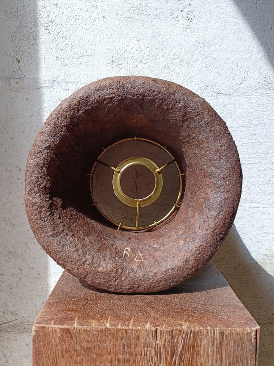 Designerlampe aus massiver Eiche und Pappmaché – Renat Shuteev, Tischlampen, Wood (photo 10 of 11)