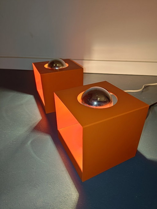 2x Philips the Cube NWS 65 Arancione IZGST