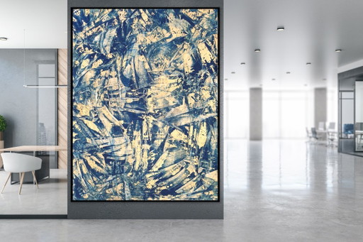 Jürgen Angeler - The Golden Compass – schilderijen tekeningen, Canvas