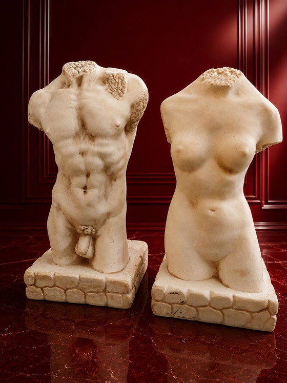 Set di 2 torsi con colonne – Sculture, Ceramica, Pietra (photo 4 of 15)