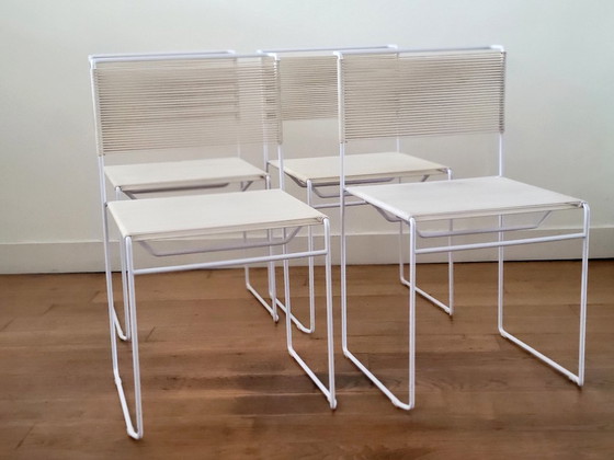 Image 1 of 4x sedie Spaghetti di Giandomenico Belotti per Flyline Italia