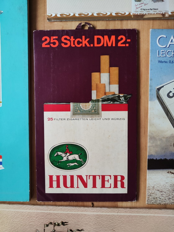 36 x Original Advertising / Signs / Posters - Cigarettes & Tobacco – Decorative Objects, Rubber, Plastic (photo 6 of 11)