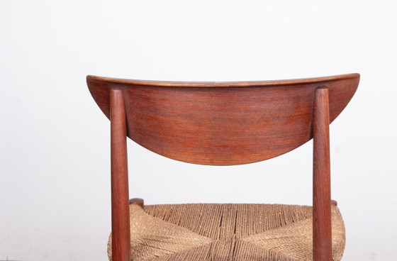Image 1 of 6 sedie danesi in teak e alghe, modello 316 di Peter Hvidt e Orla Molgaard-Nielsen per Soborg Mobelfabrik.