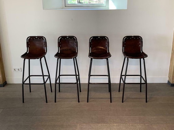 Image 1 of Sgabelli da bar dal design vintage Charlotte Perriand les Arcs