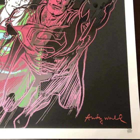 1990s After Andy Warhol "Superman" Lithograph – Lithographs & prints, Paper (photo 5 of 11)