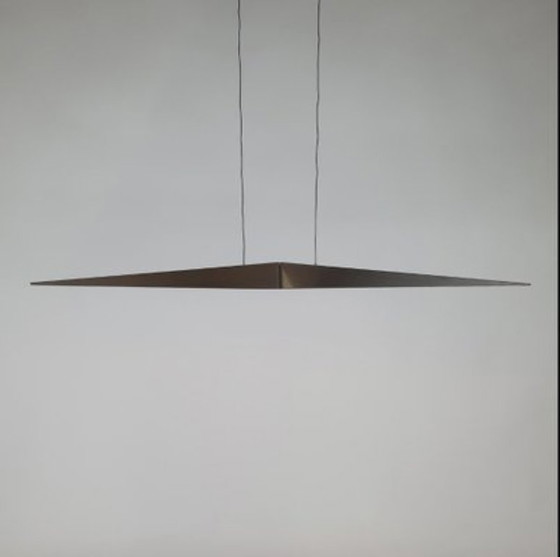 Hala Zeist Anni '80/'90 Lampada a Sospensione Architettonica Alluminio 98 Cm – Lampade a sospensione (photo 2 of 5)