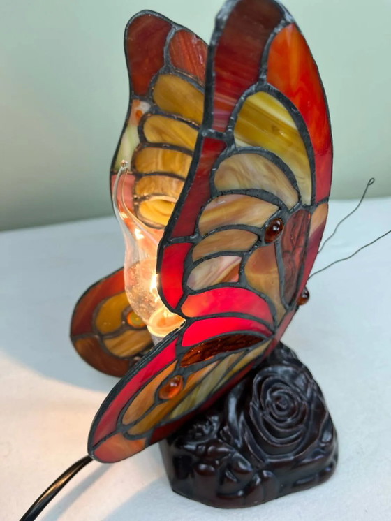 Schmetterlingslampe – Tischlampen, Crystal, Glass, Tiffany (photo 10 of 12)