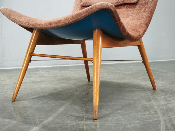 Image 1 of Coppia di poltrone lounge Shell di Miroslav Navrátil, Cecoslovacchia, anni '60.