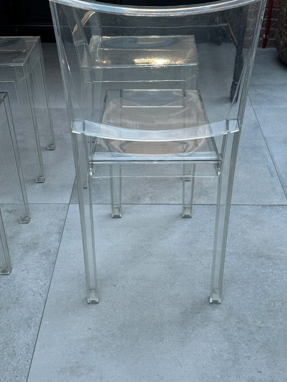 Image 1 of 4 Philippe Starck Kartell, sedie La Marie, trasparenti