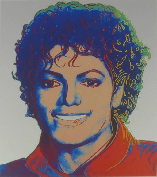 After Andy Warhol, Michael Jackson, 1980s, Lithograph – lithos zeefdrukken, Paper (photo 2 of 7)