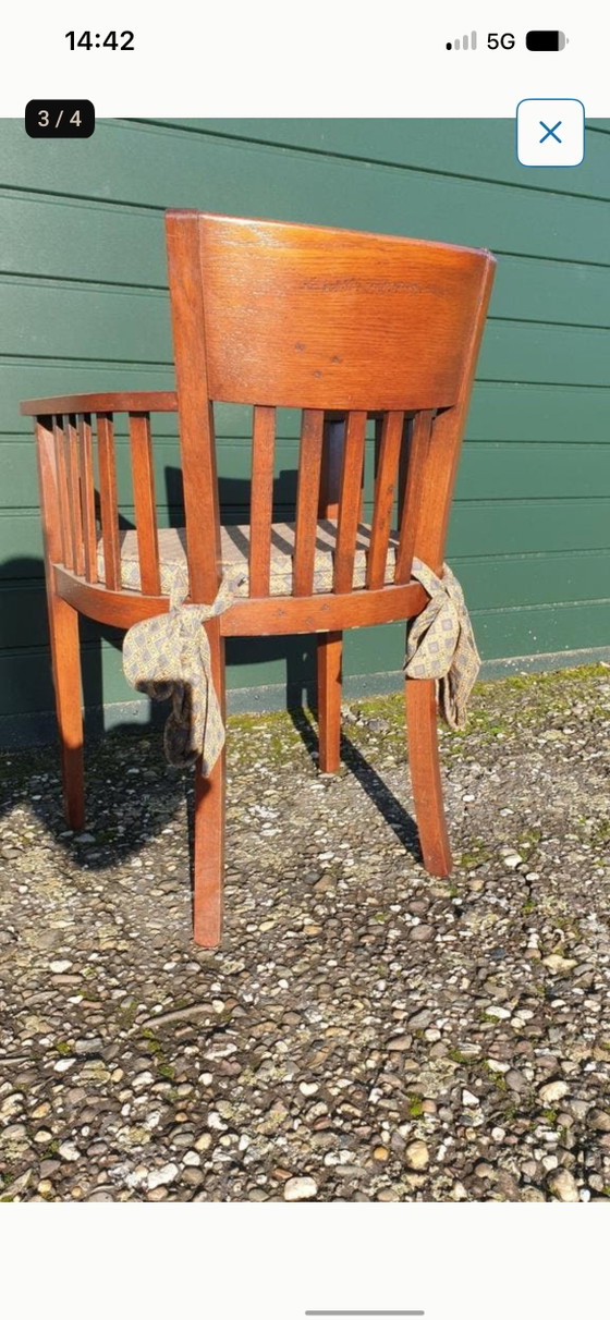Image 1 of 4 Bannink jugendstil eetkamer armstoelen 