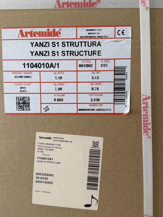 Artemide Yanzi S1 Hanglamp – Nieuw In Doos – Hanglampen, Metal, Glass (photo 3 of 5)