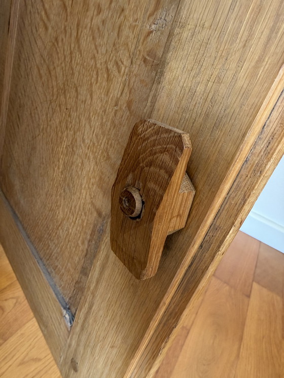 Image 1 of Escritorio secreter antiguo de roble / armario con puerta abatible