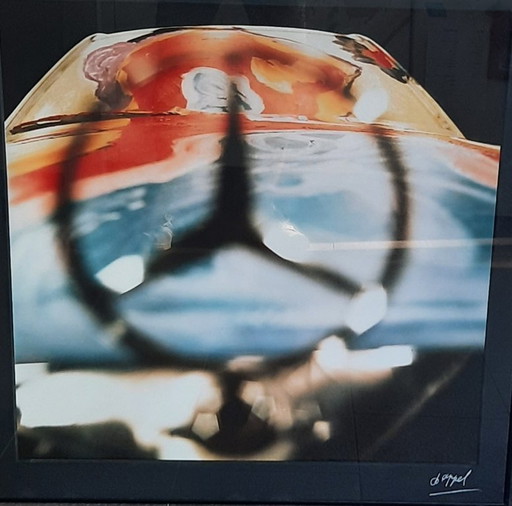  Opera d'arte firmata da Karel Appel - Mercedes-Benz "Loving Car" (1986)