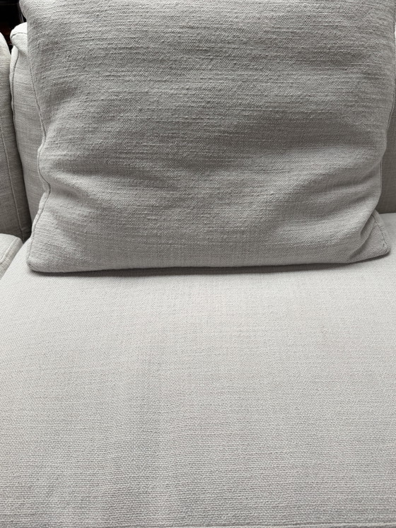 Image 1 of Canapé Flexform avec pouf et table d'appoint assortis