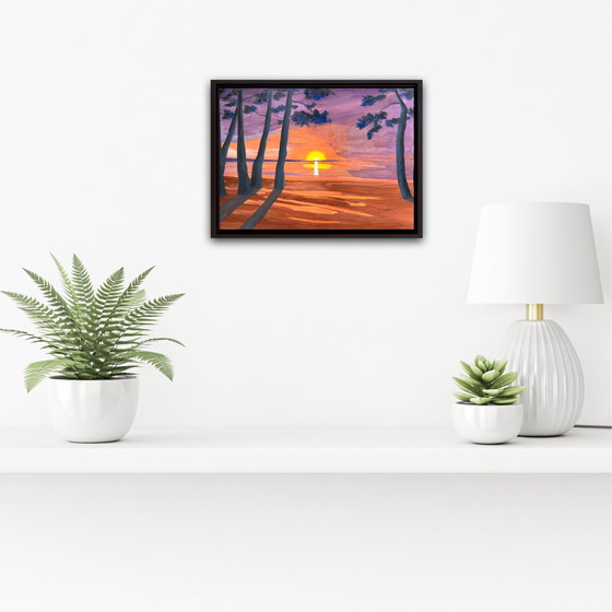 Image 1 of Gouache auf 250 g/m² Naturpapier. Größe 40 x 30 cm.