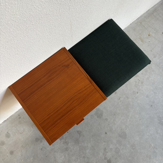 Image 1 of Banc téléphonique danois vintage en teck