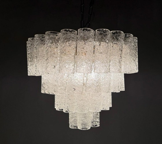 Image 1 of Mid - Century ceiling lamp/chandelier by Doria Leuchten, Germany, 1970s