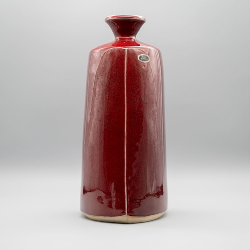 Vase bouteille japonais vintage Atsushi Yuba