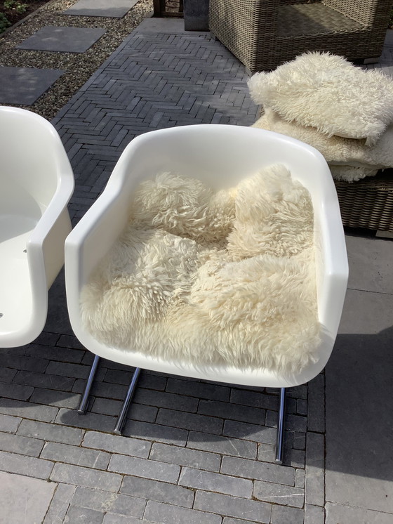 Image 1 of 4x Fauteuils en plastique par Albert Jacob pour Grosfillex, 1970