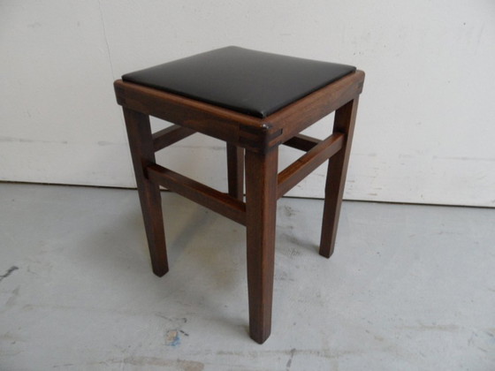 Image 1 of Vintage houten kruk