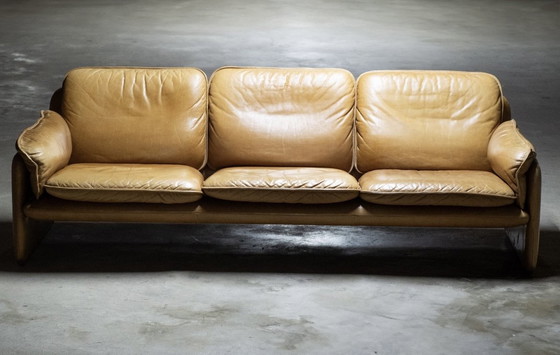 Image 1 of Divano vintage in pelle De Sede – icona del design svizzero – color cognac