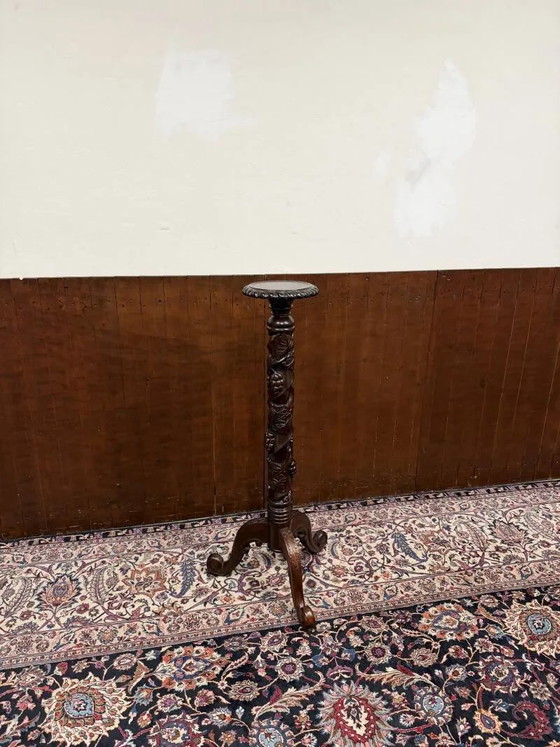 Classic english pied de stalle plant stand, Side tables, Brown, Chesterfield (photo 2 of 11)