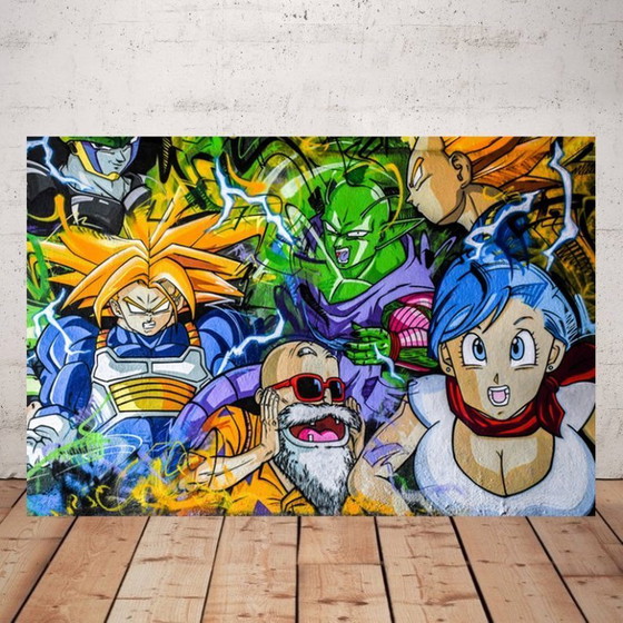 Image 1 of Photo Imprimée Sur Plexiglas ou Alu / Edition Limitée / Street Art / Decoration Originale / Décoration / Graffiti / Manga