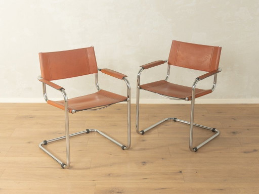 MG5 Cantilever Chair, Matteo Grassi – eetkamerstoelen, Leather, Metal (photo 2 of 7)