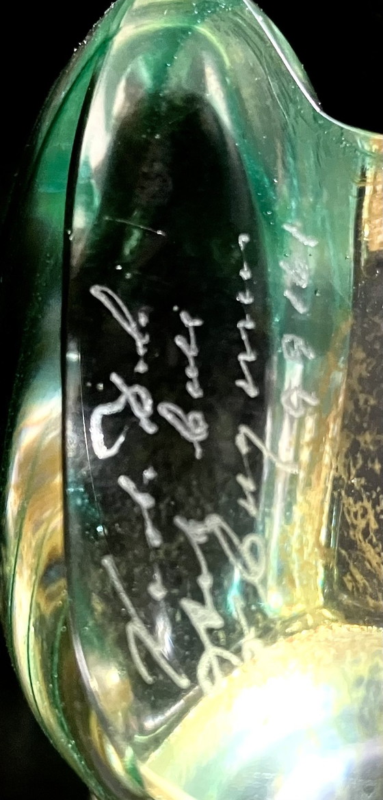 Image 1 of Kosta Boda, fauteuil miniature Bon Bon / Kjell Engman