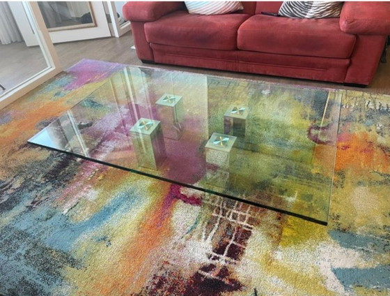 Prachtige Salon Tafel – Wiljan van Beek, Salontafels, Aluminium, Glass (photo 4 of 12)