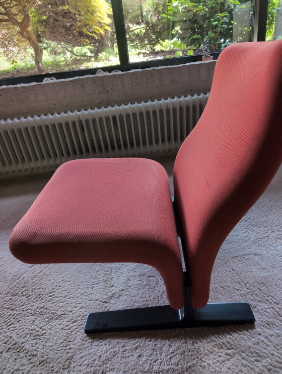 2 Concorde Fauteuils van Pierre Paulin voor Artifort – Metal, Textile (photo 4 of 6)
