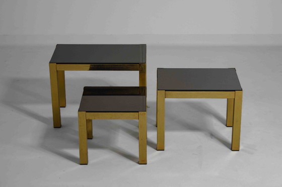 Image 1 of Set Beistelltische aus Messing