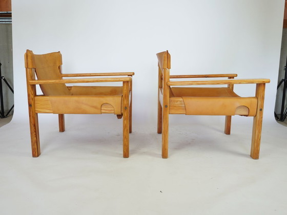 Image 1 of 2xKarin Mobring Natura Loungestoel Vintage Ontwerp Mid Century
