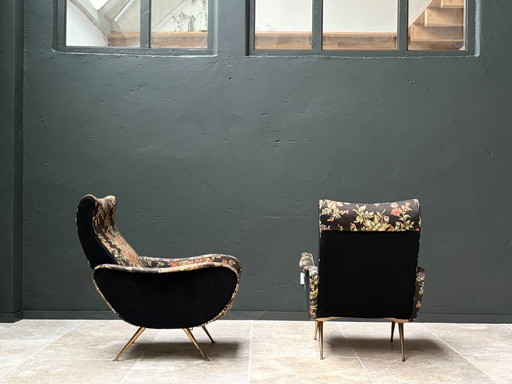 Vintage italianos fauteuils uit jaren 1950