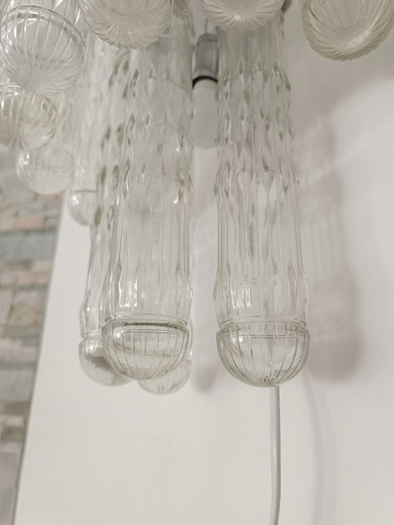 Image 1 of Set von Murano-Glas-Leuchten von Venini, 1970er Jahre
