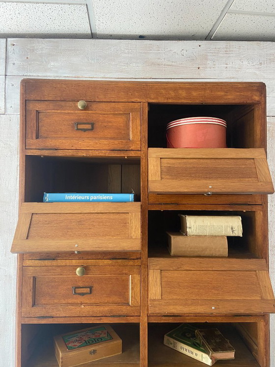 Vecchio Mobile da Lavoro – Mobili archivio, Legno, Ottone (photo 14 of 21)