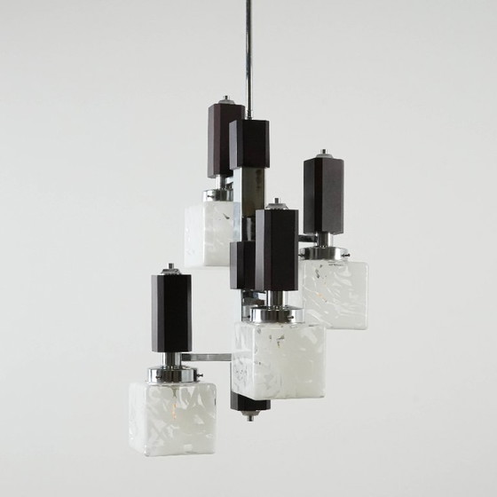 Image 1 of Hanglamp, Italiaans design, jaren 70, vervaardigd in Italië