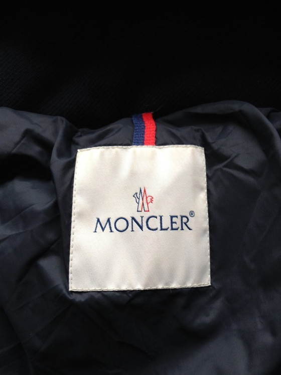 Image 1 of Moncler blue down jacket