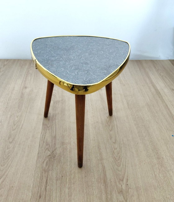 Image 1 of Beistelltisch aus den Fünfzigern mit Bumerang-Motiv