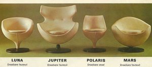 Image 1 of Polaris armchair by Pierre Guariche for Meurop, Space Age 1967