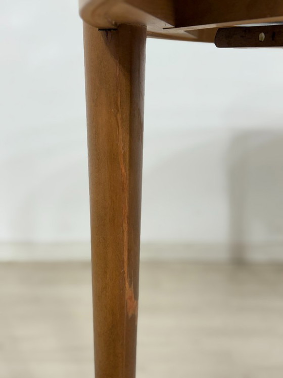 Image 1 of Beautiful vintage dining table / Mid-century kitchen table / Extendable wooden table