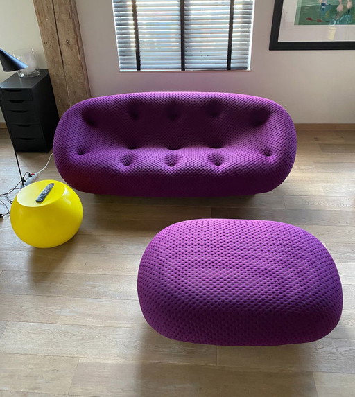 Ploum 2-Sitzer + Pouf Ligne Roset