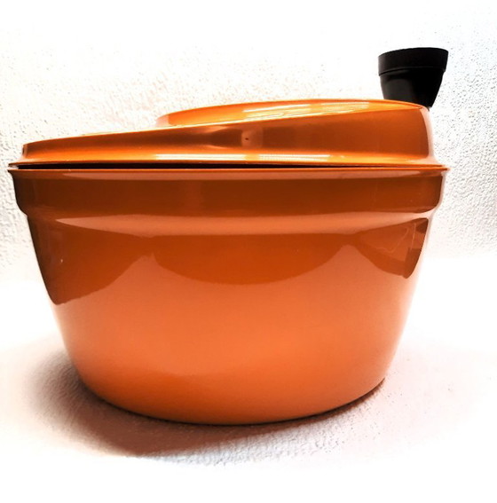 Image 1 of (W010) Moulinex Salad Garland vintage 313.0.00 – Arancione, in ottime condizioni (anni '70)