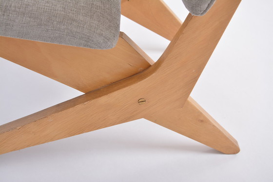 Image 1 of Dutch Mid-Century Modern FB18 Scissor Chair by Jan Van Grunsven for UMS Pastoe