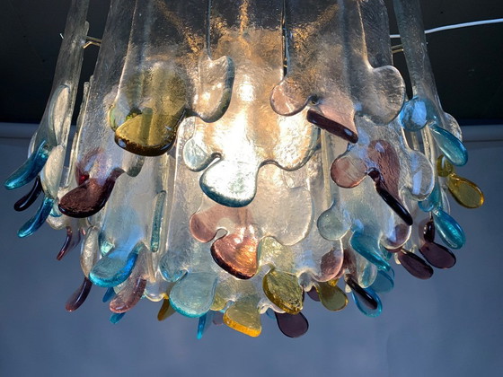 Image 1 of Alfredo Barbini kroonluchter 1970's