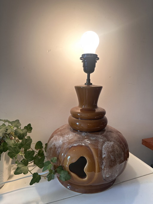 Fat Lava ceramic lamp 1970s